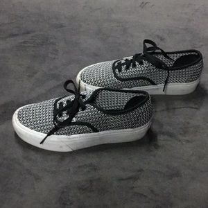 Mesh Vans platform sneakers